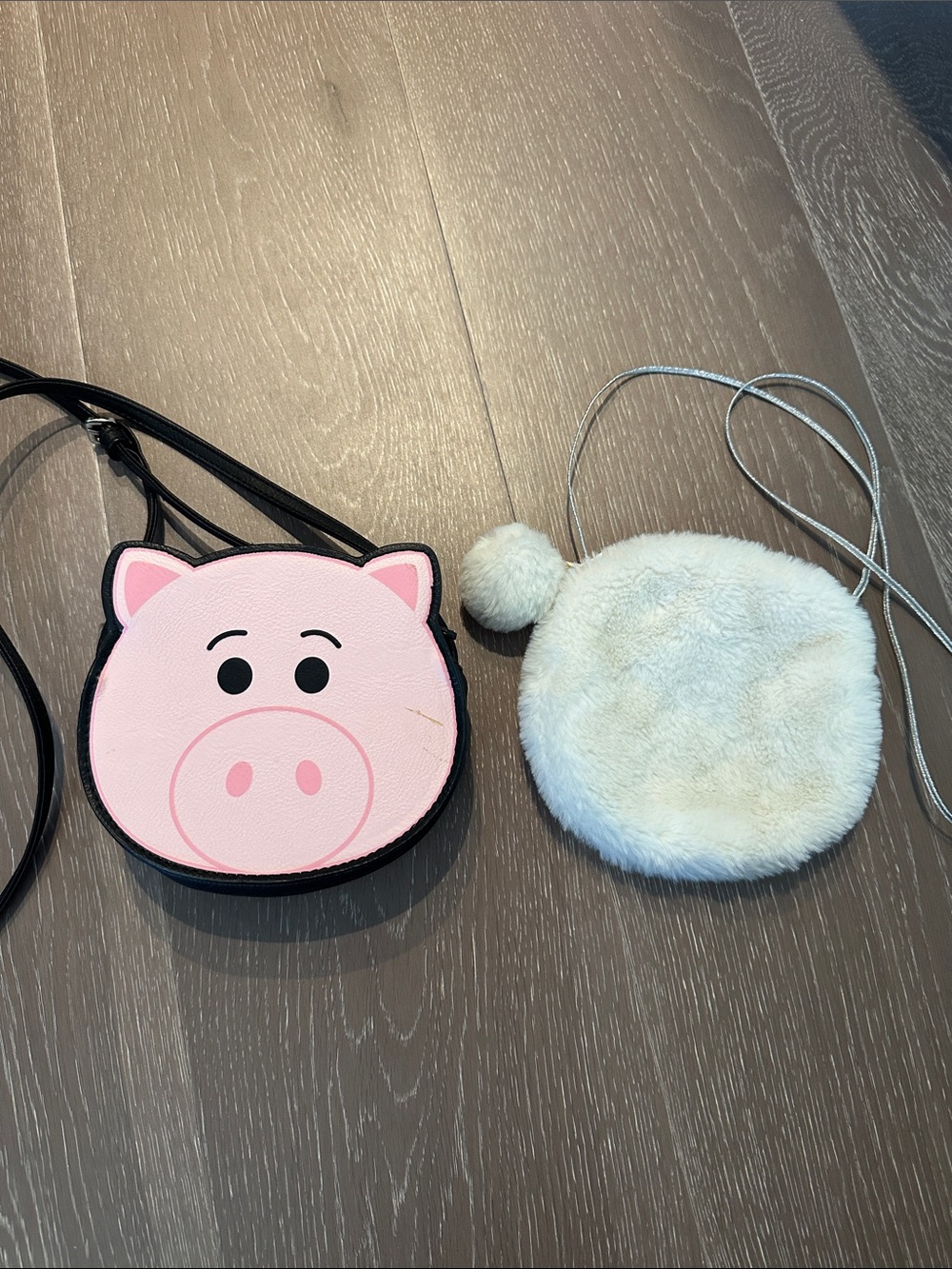 Kids Pig Toy Story Crossbody Purse & Fuzzy Crossbody